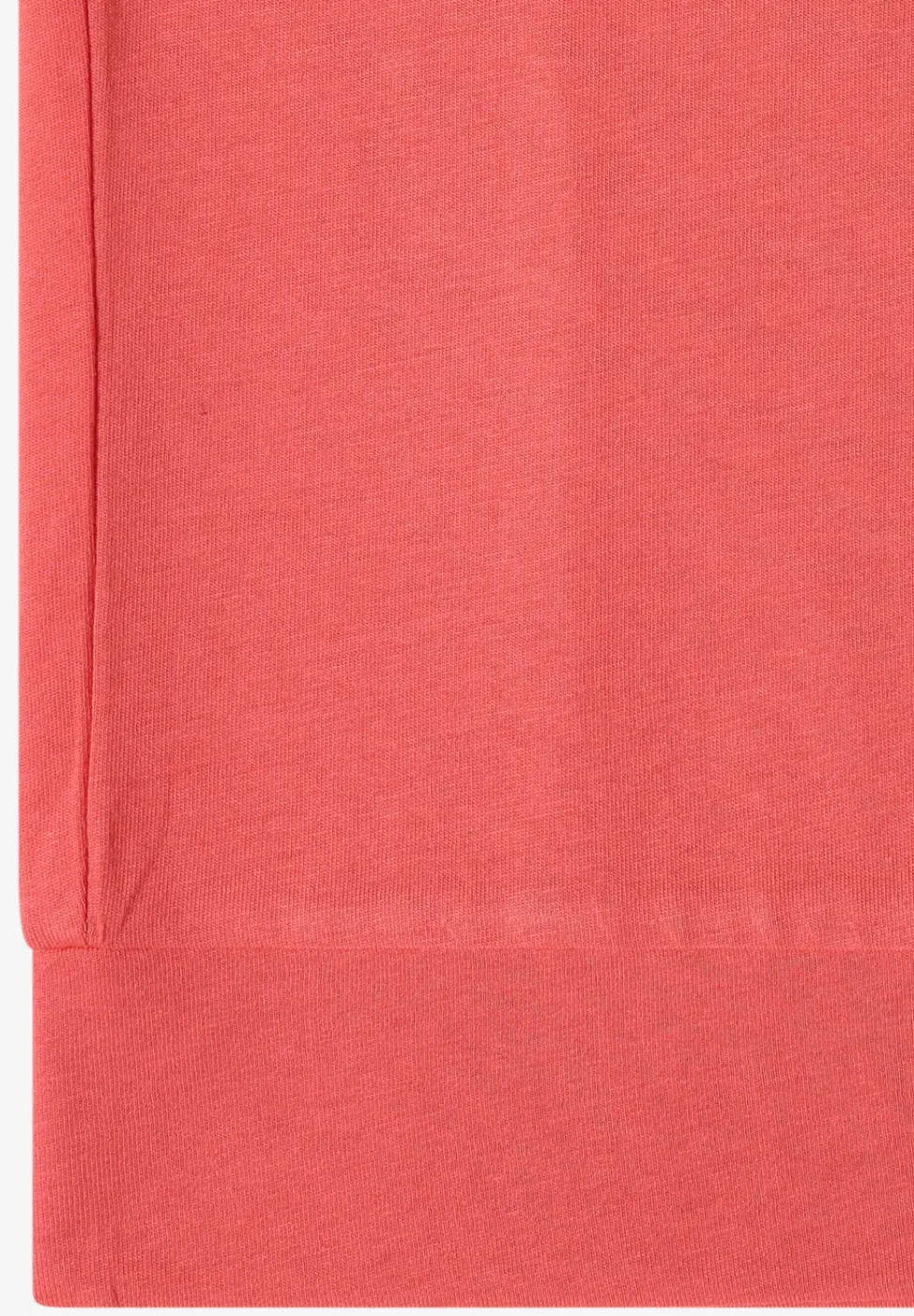 Kurzarm Shirt mit V-Neck in Unifarbe