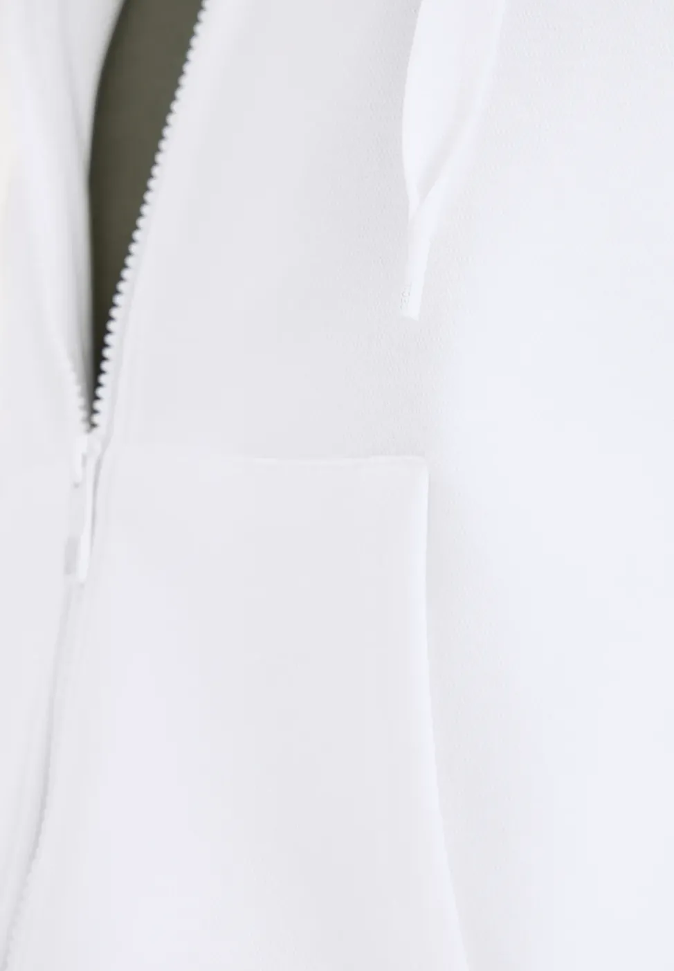 Kurzarm Sweatjacke mit Kapuze