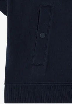 Kurzarm Sweatjacke mit Kapuze