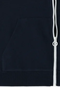 Kurzarm Sweatjacke mit Zipper