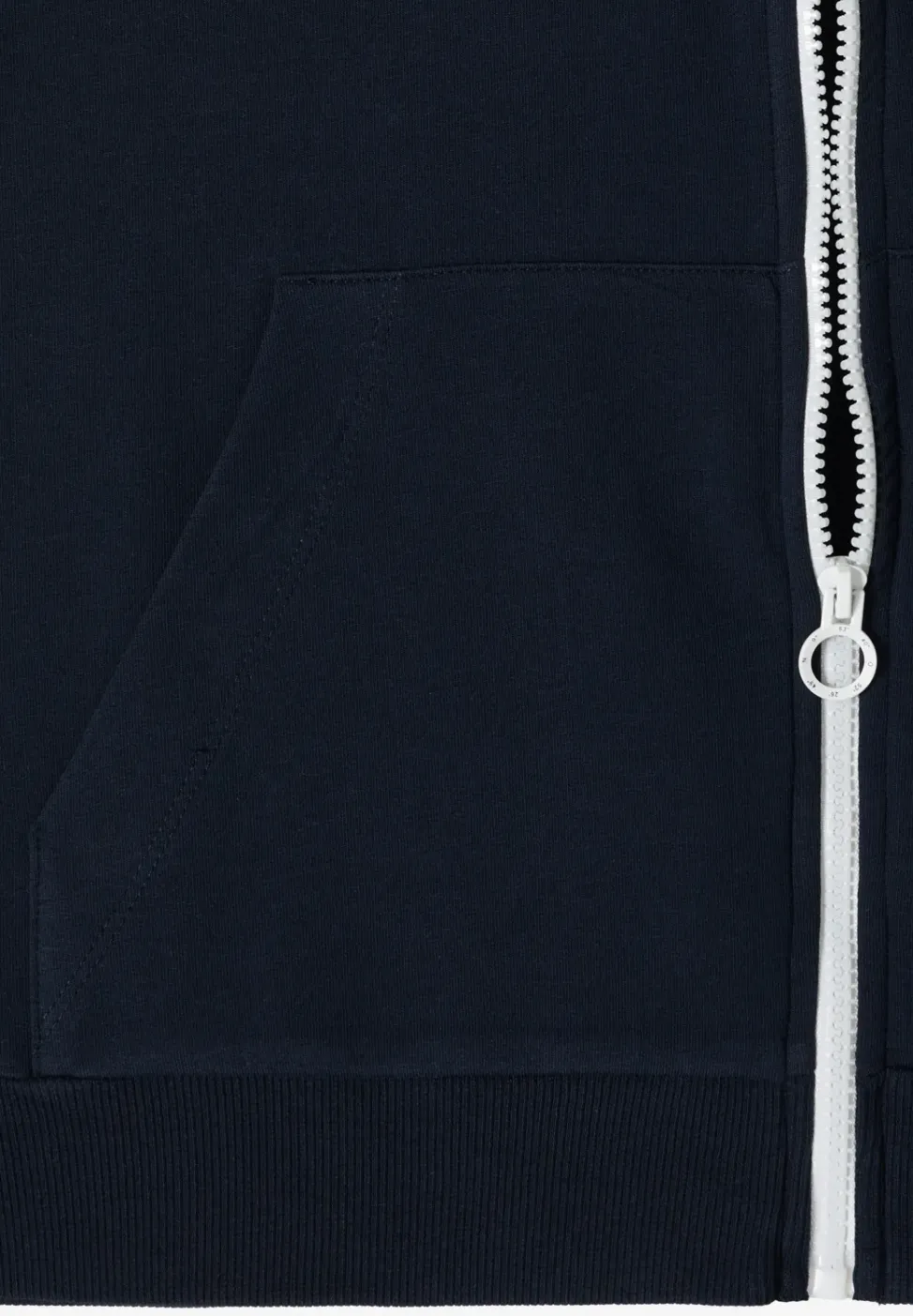 Kurzarm Sweatjacke mit Zipper
