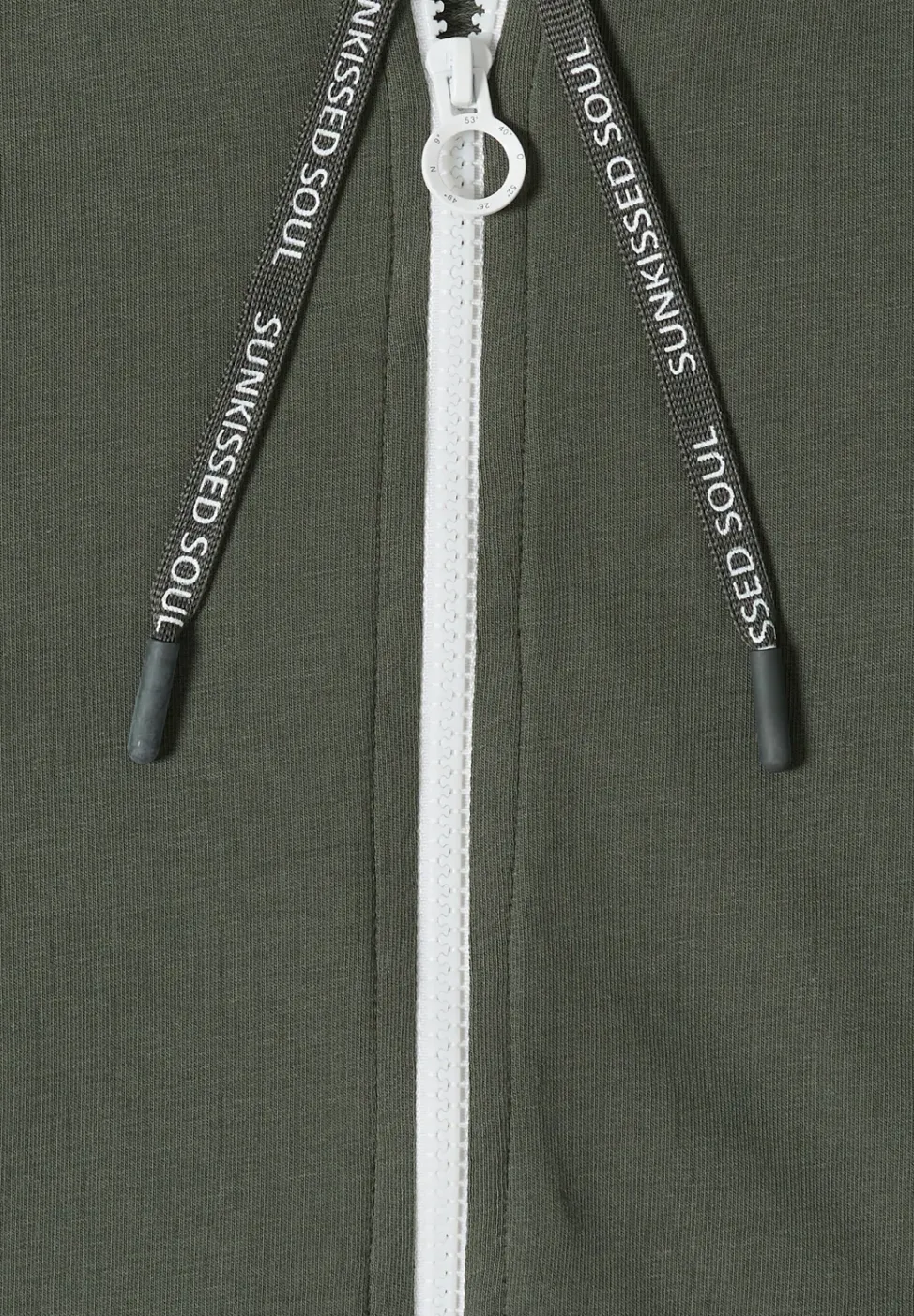 Kurzarm Sweatjacke mit Zipper