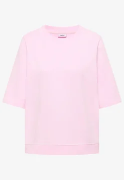 Kurzarm Sweatshirt im Garment dye Look