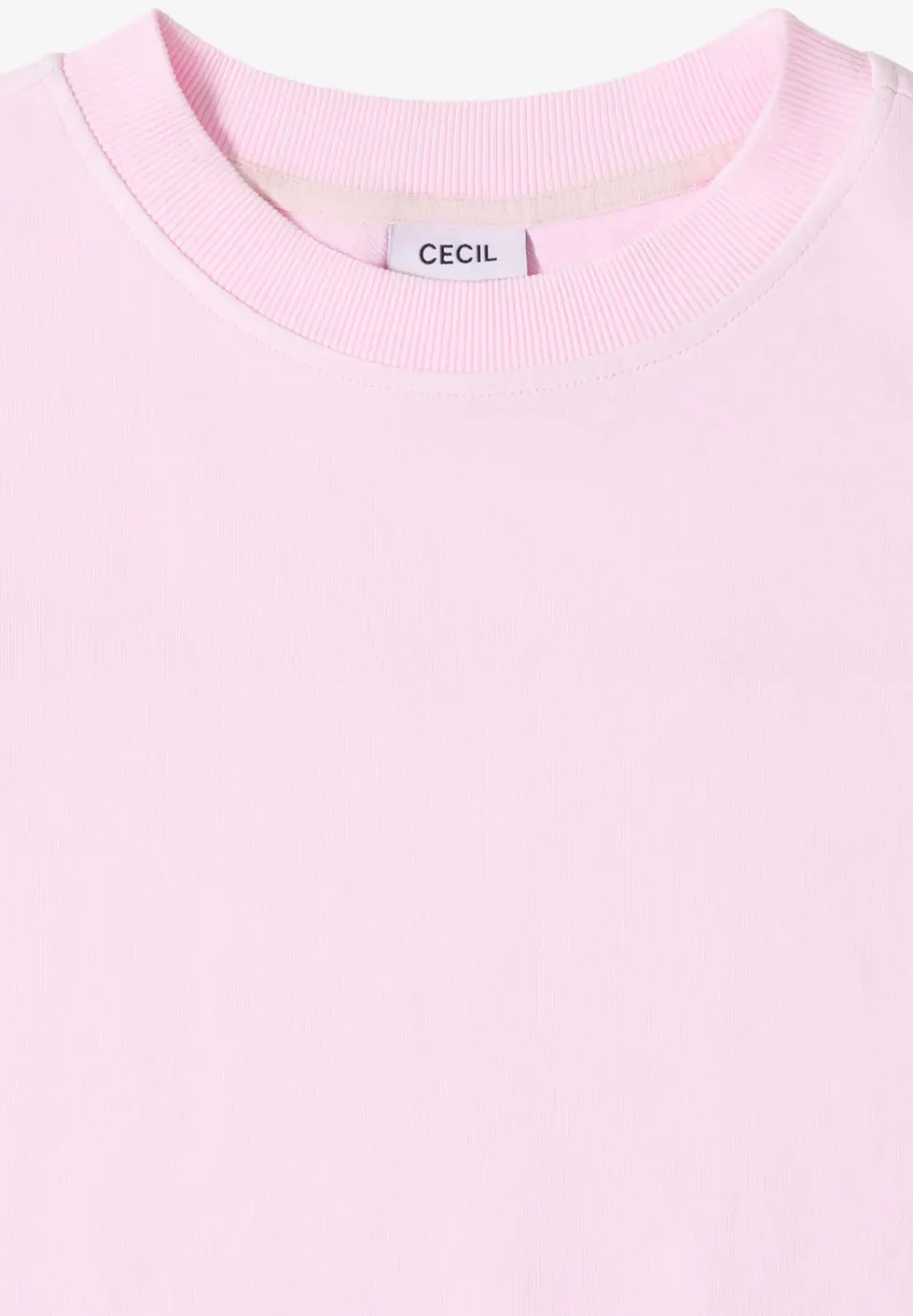 Kurzarm Sweatshirt im Garment dye Look
