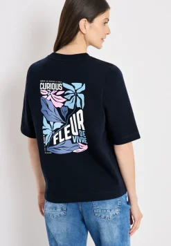 Kurzarm Sweatshirt mit Backprint