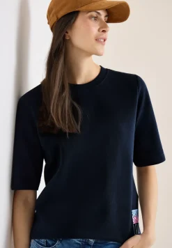 Kurzarm Sweatshirt mit Backprint