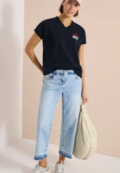 Kurzarm Sweatshirt mit Backprint
