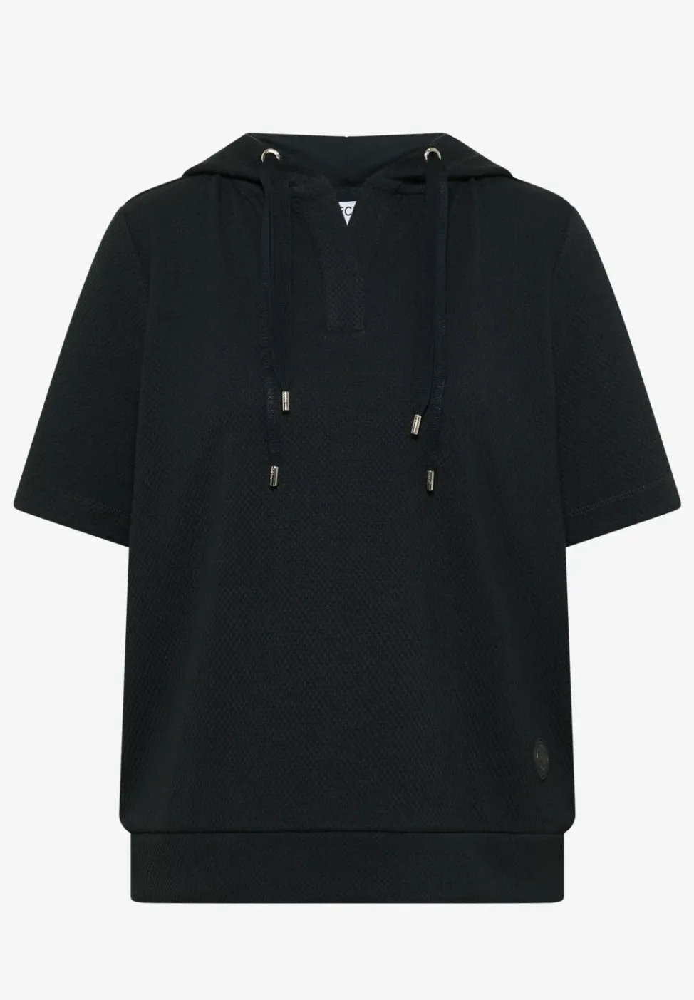 Kurzarm Sweatshirt mit Kapuze