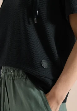Kurzarm Sweatshirt mit Kapuze