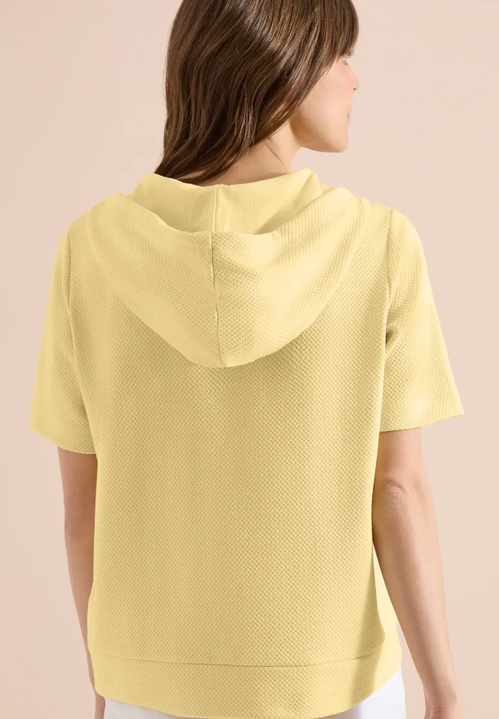 Kurzarm Sweatshirt mit Kapuze