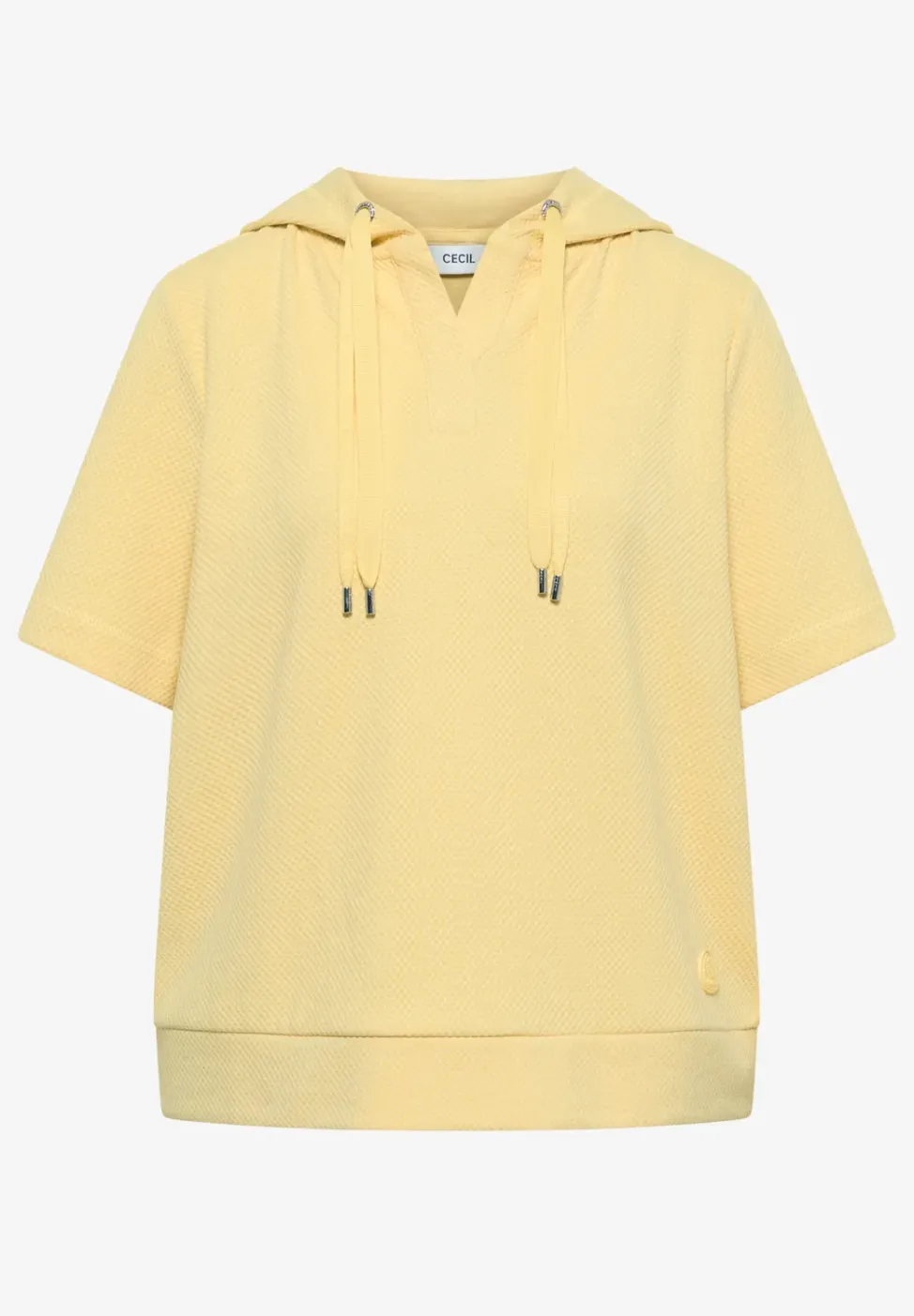 Kurzarm Sweatshirt mit Kapuze