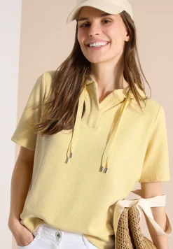 Kurzarm Sweatshirt mit Kapuze