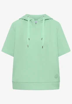 Kurzarm Sweatshirt mit Kapuze