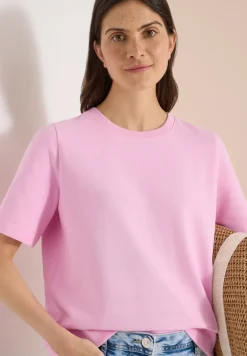 Kurzarm Sweatshirt mit Rundhals
