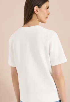 Kurzarm Sweatshirt mit Rundhals