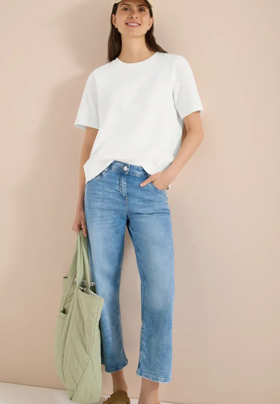 Kurzarm Sweatshirt mit Rundhals