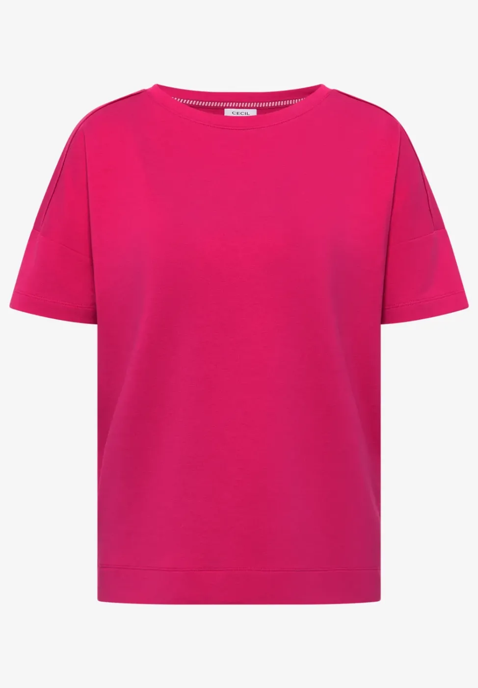 Kurzarm T-Shirt mit Schulterdetail