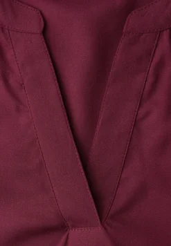 Kurzarm Bluse mit Turn-Up