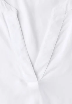 Kurzarm Bluse mit Turn-Up