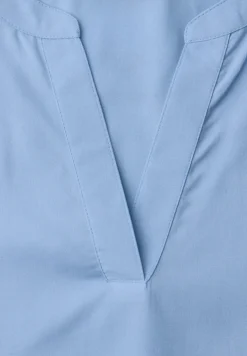 Kurzarm Bluse mit Turn-Up