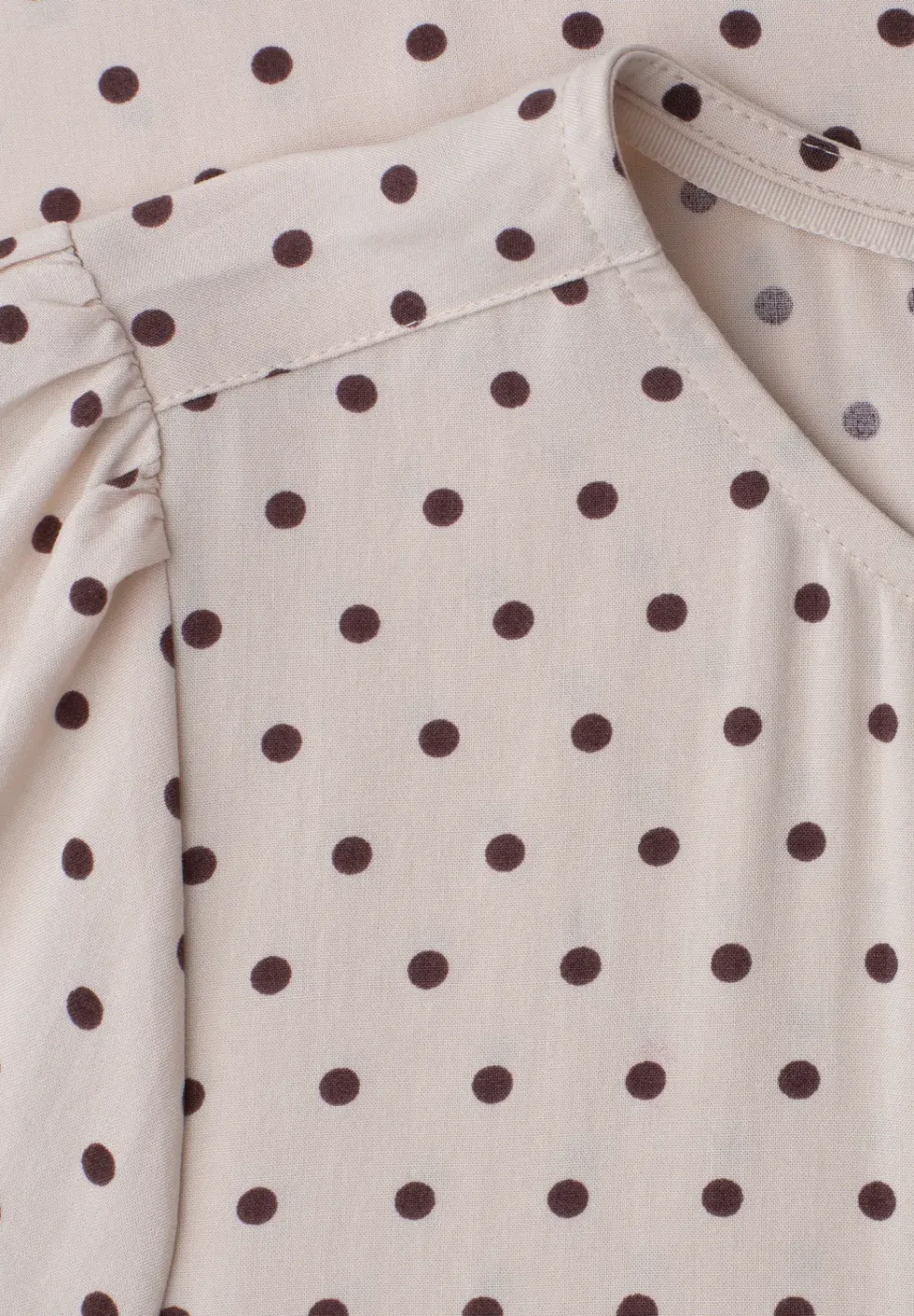 Kurzarm Blusenshirt mit Rundhals