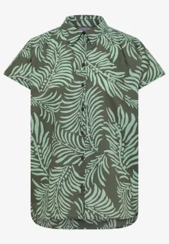 Kurzarm Hemdbluse mit Print