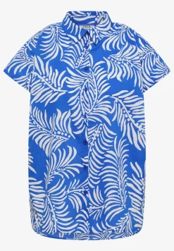 Kurzarm Hemdbluse mit Print