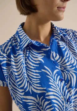 Kurzarm Hemdbluse mit Print