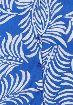 Kurzarm Hemdbluse mit Print
