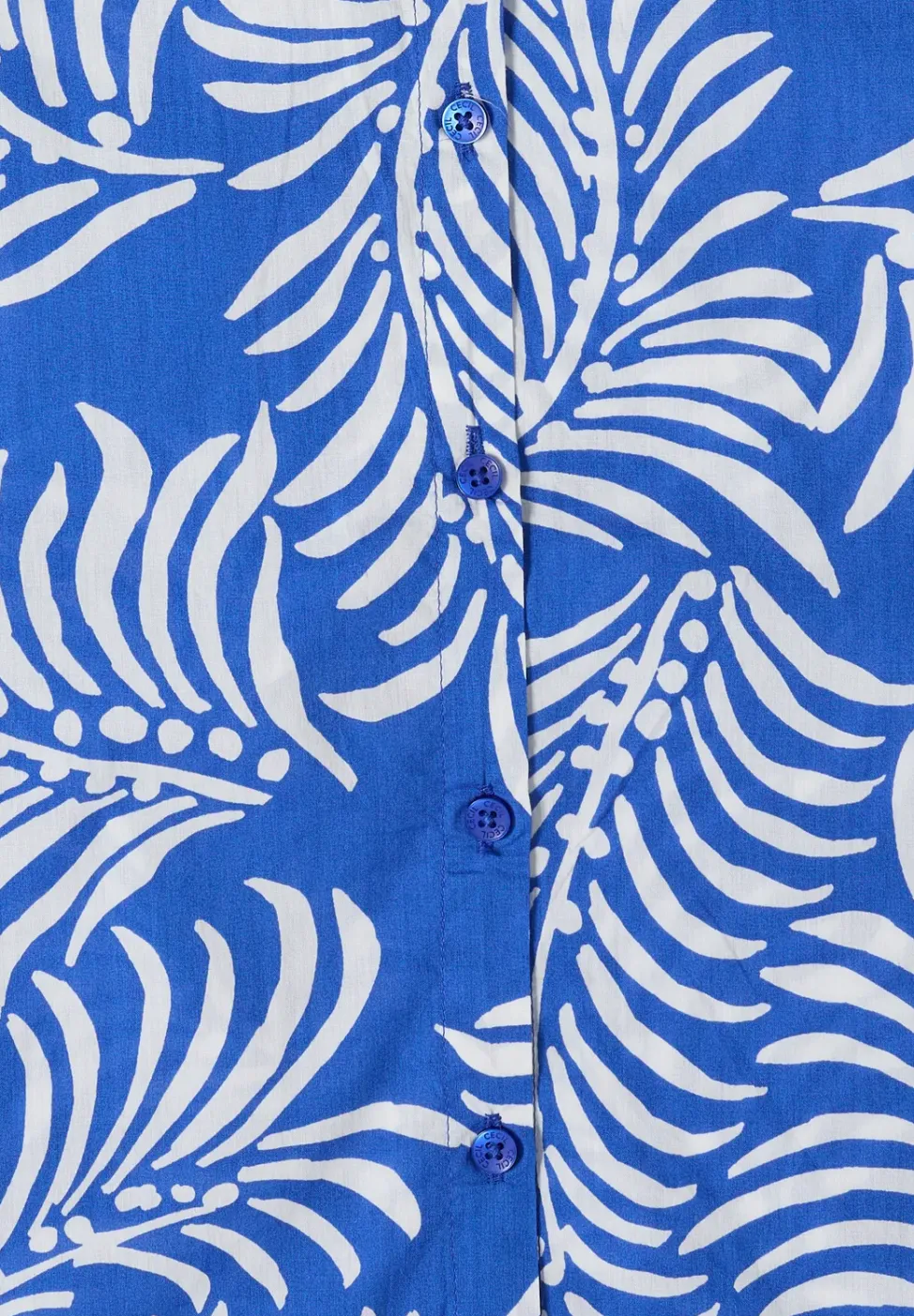 Kurzarm Hemdbluse mit Print