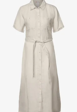 Kurzarmkleid mit Knopfleiste