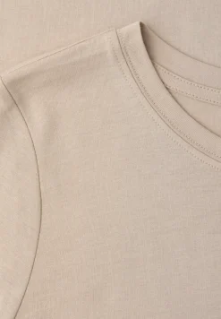 Kurzarm Longshirt mit Rundhals