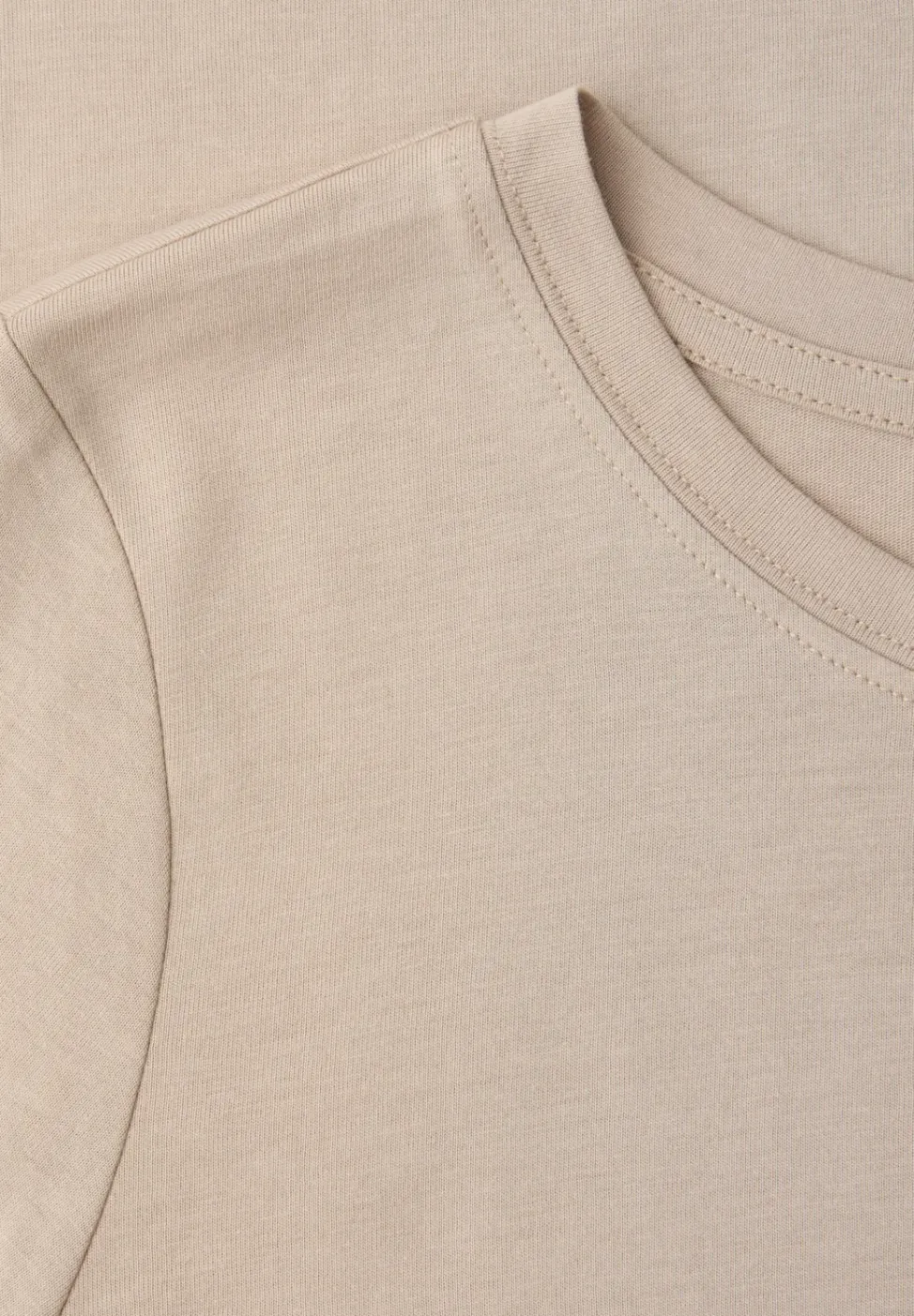 Kurzarm Longshirt mit Rundhals
