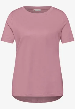 Kurzarm Longshirt mit Rundhals