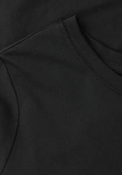 Kurzarm Longshirt mit Rundhals