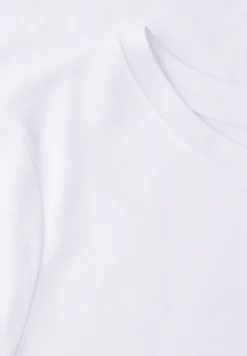 Kurzarm Longshirt mit Rundhals