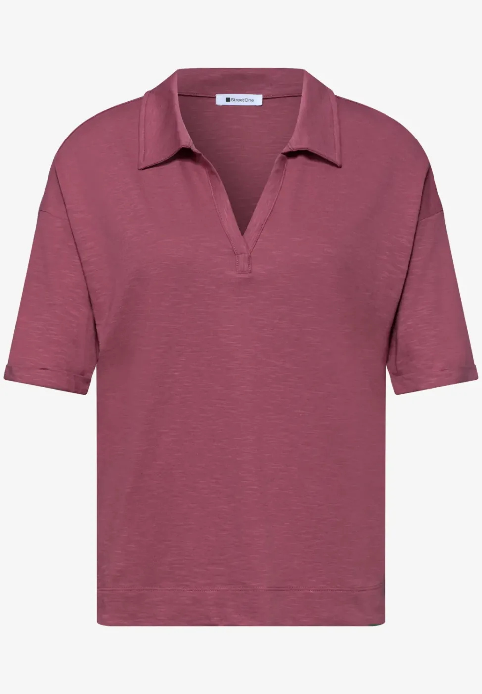 Kurzarm Poloshirt aus Jersey
