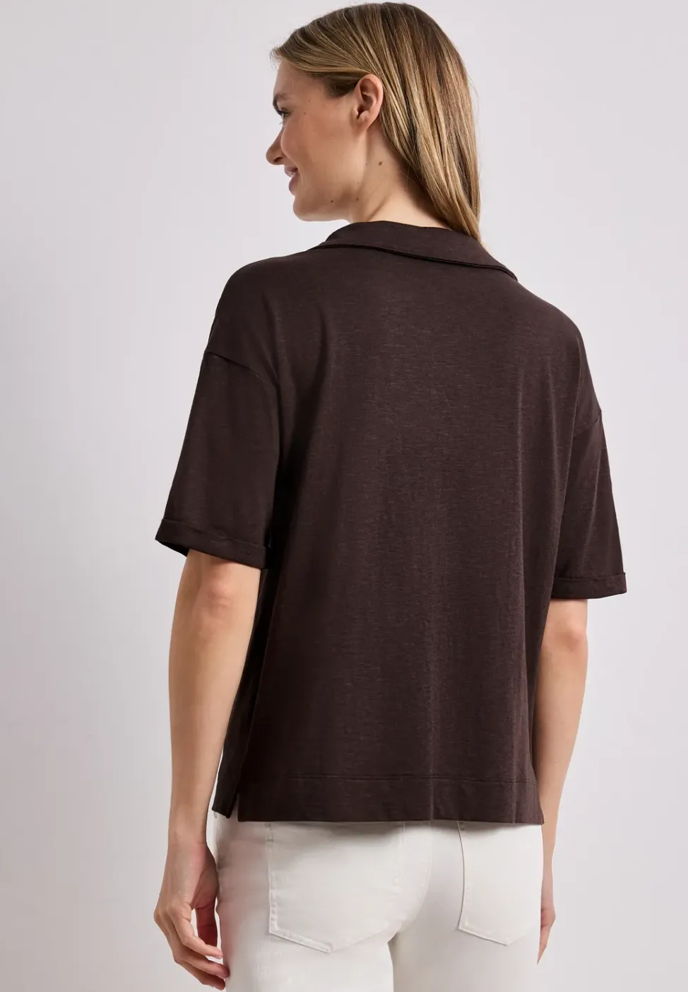 Kurzarm Poloshirt aus Jersey