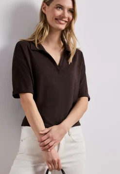 Kurzarm Poloshirt aus Jersey