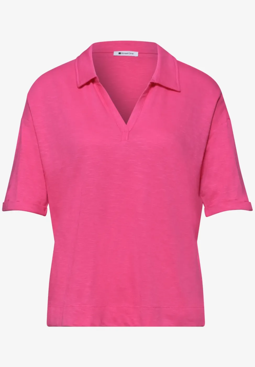 Kurzarm Poloshirt aus Jersey