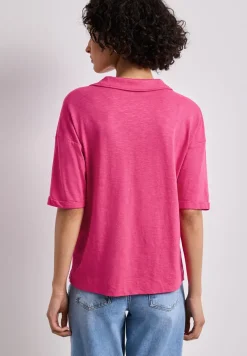 Kurzarm Poloshirt aus Jersey