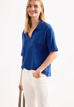 Kurzarm Poloshirt aus Jersey