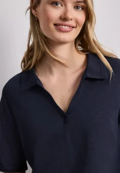 Kurzarm Poloshirt aus Jersey