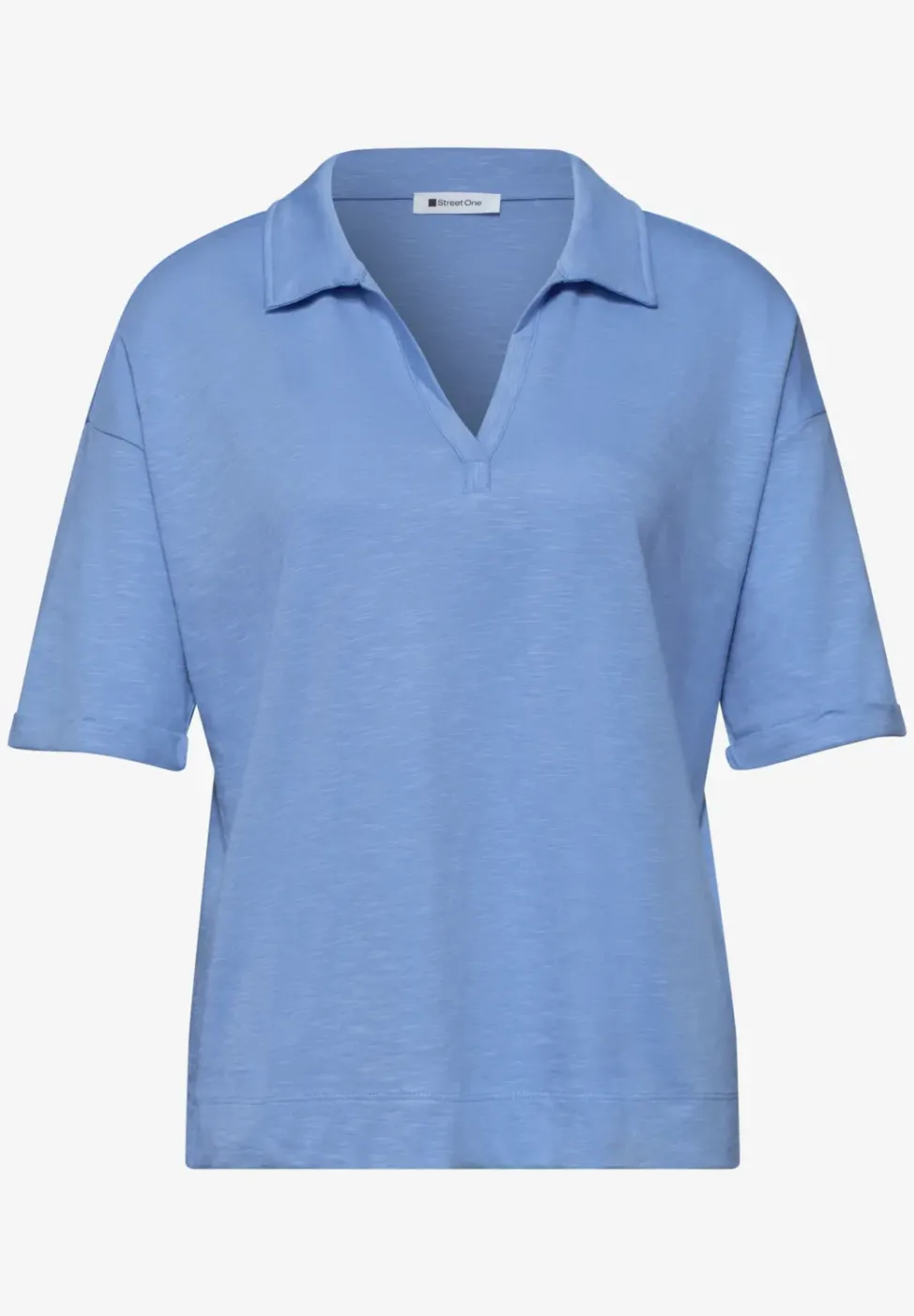 Kurzarm Poloshirt aus Jersey