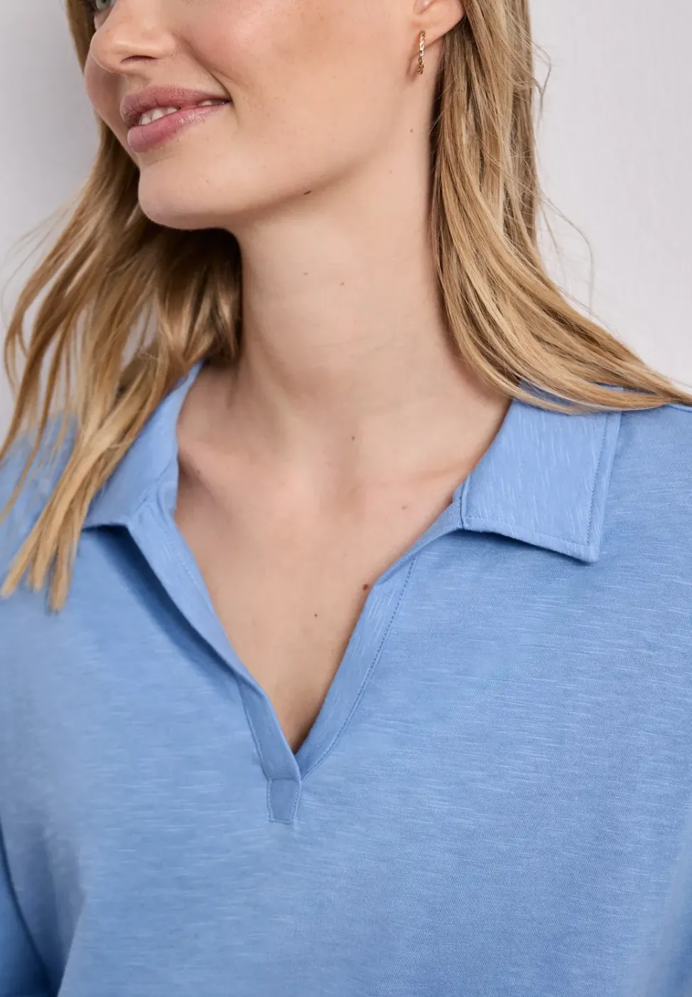 Kurzarm Poloshirt aus Jersey