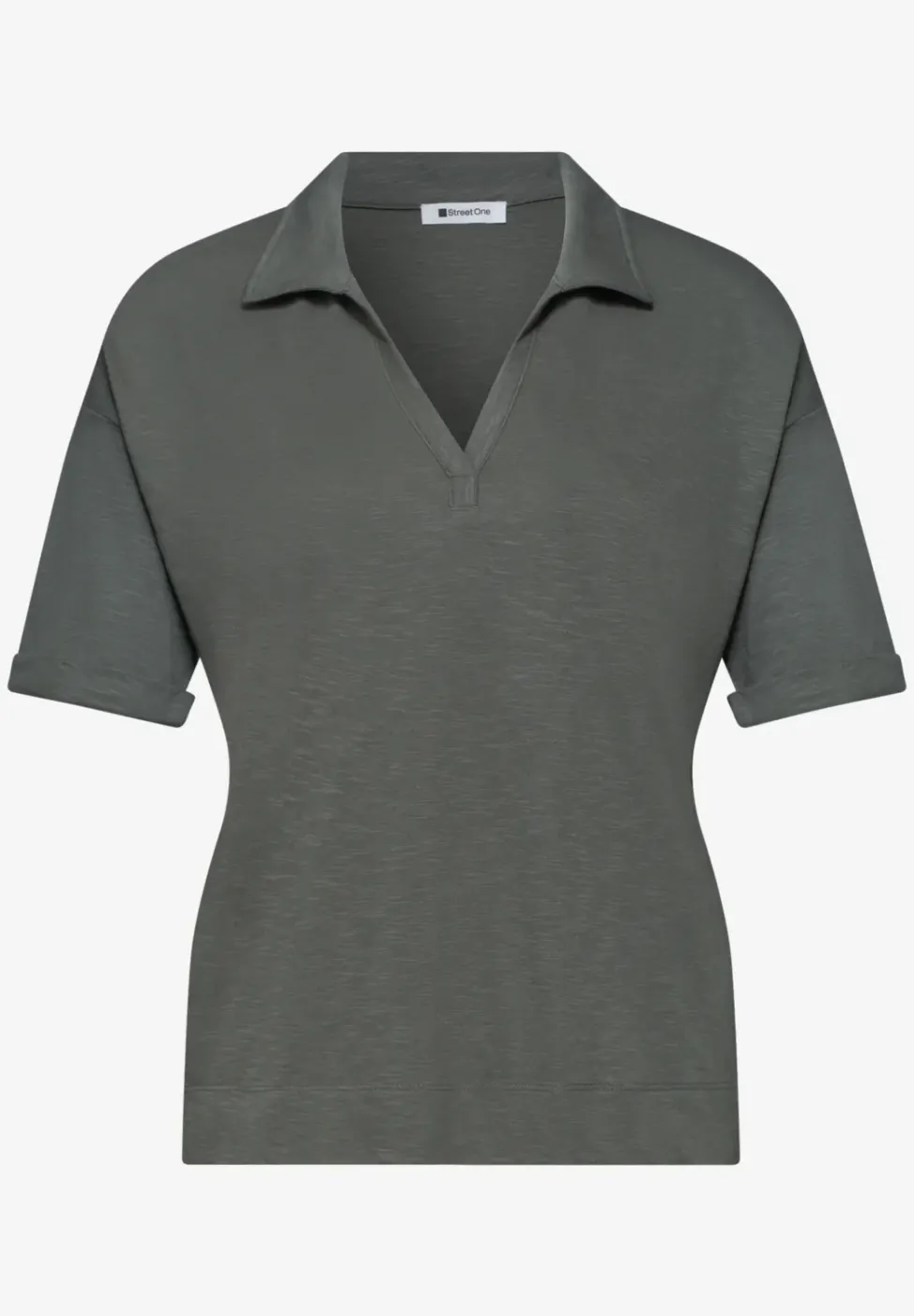 Kurzarm Poloshirt aus Jersey