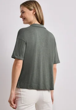 Kurzarm Poloshirt aus Jersey