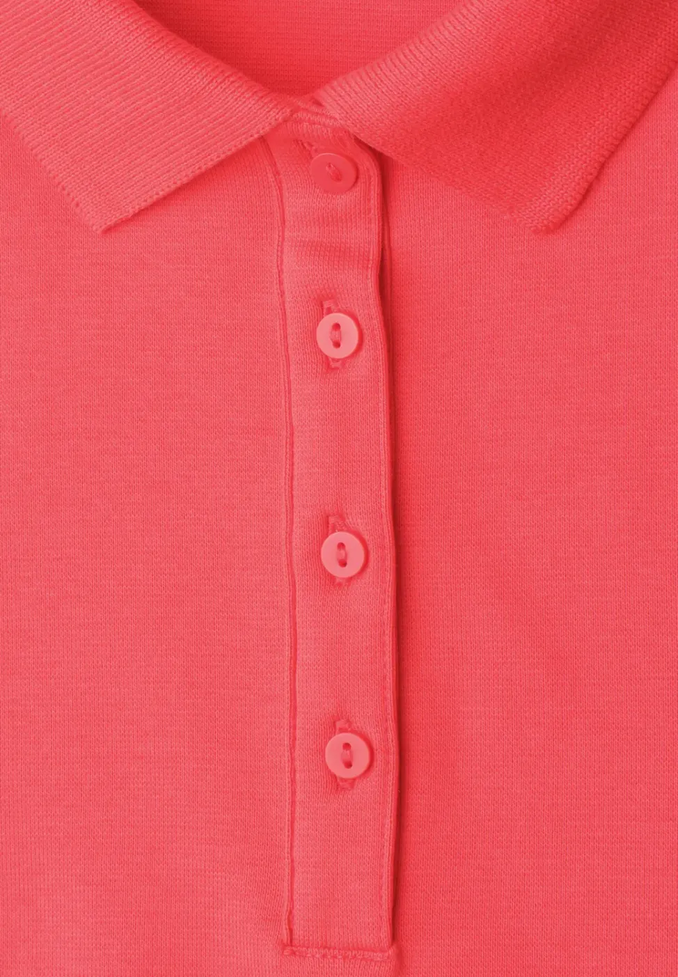 Kurzarm Poloshirt in Rippstruktur
