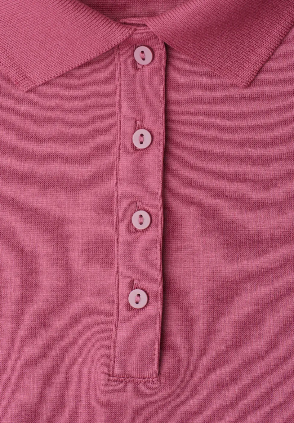 Kurzarm Poloshirt in Rippstruktur