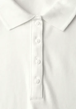 Kurzarm Poloshirt in Rippstruktur
